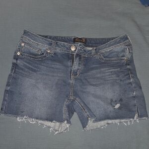 Y2K Seven Jeans Distressed Cut Off Jean Shorts